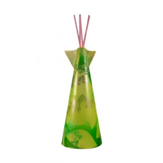 Lampe Tipi Ibiscus Citron vert et vert de 50 cm