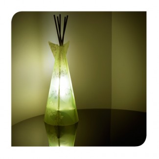 Lampe Tipi Ibiscus Citron vert de 50 cm