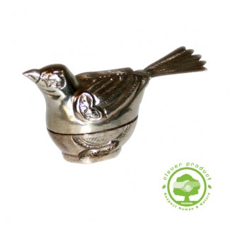 Boîte Oiseau en argent