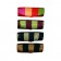 Etui en soie fine pour rouge à lèvres avec miroir noir et or