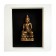 Encadrement d'un Bouddha en laiton