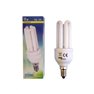 Ampoule Fluocompact E 14 basse consommation 11W