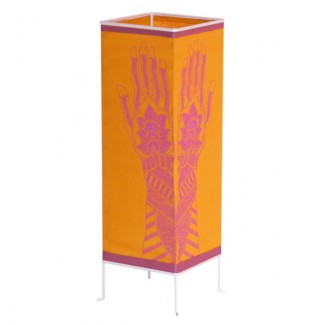 Lampe Indienne Main Henn�e safran