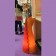Lampe Tipi avec baguettes bois de 150 cm