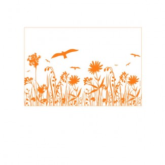 Set de table Nature orange (lot de 4)
