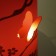 Lampe � pied Cerisier Papillon rouge