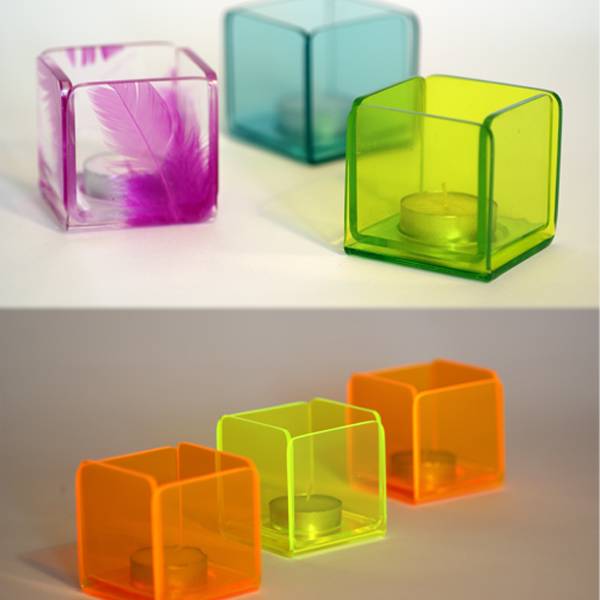 Photophore Cube en plexi