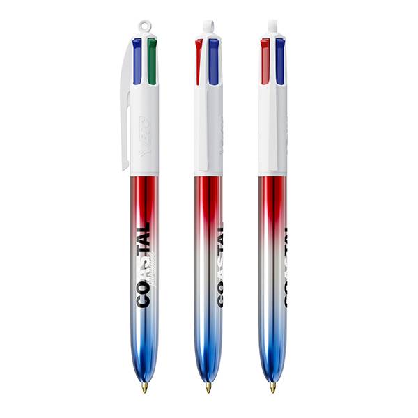 Stylo BIC 4 couleurs Flag